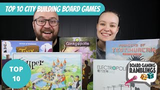 Top 10 City Building Board Games of all time