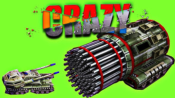 Heavy Tank vs China (Mod CRAZY) Command & Conquer Generals Zero Hour