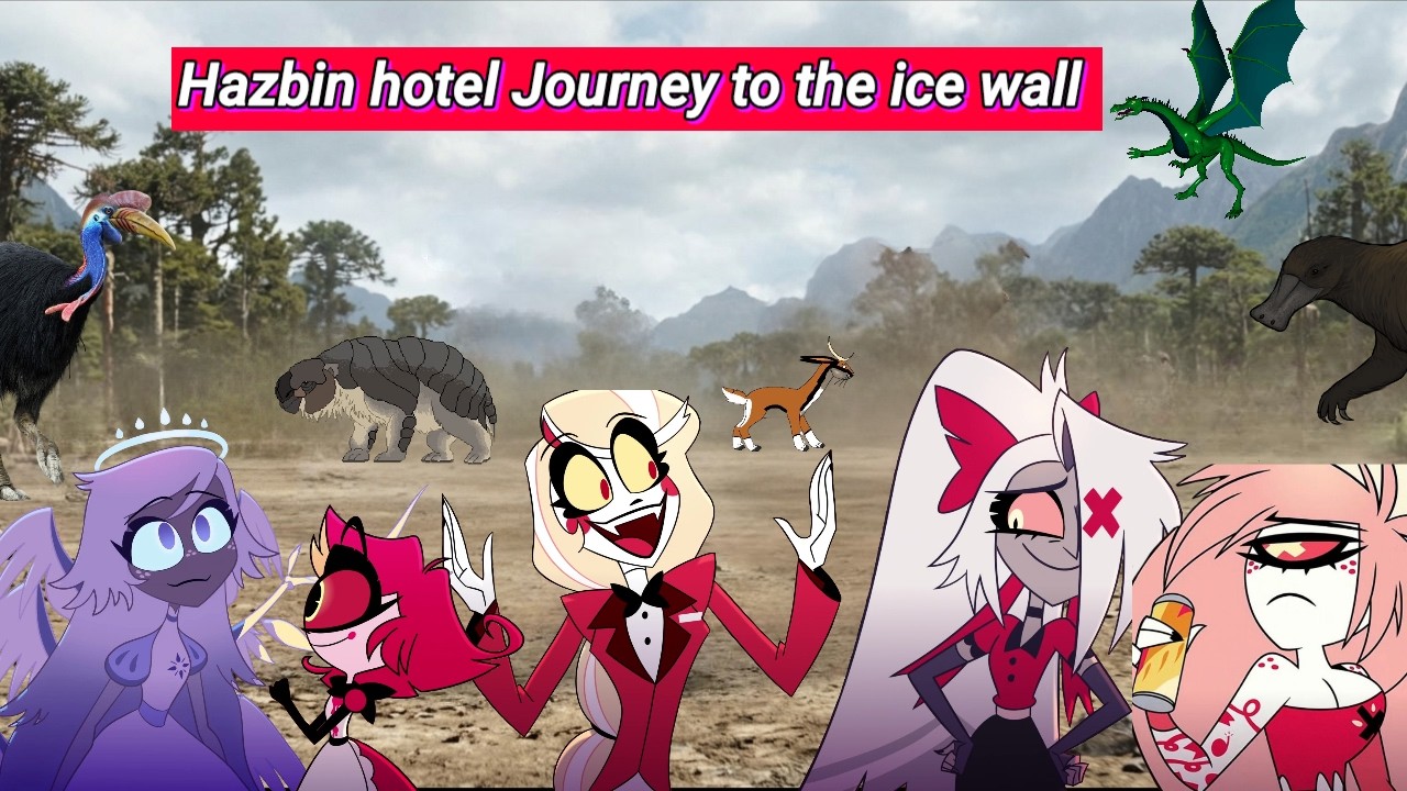 Hazbin hotel Journey to the ice wall - YouTube