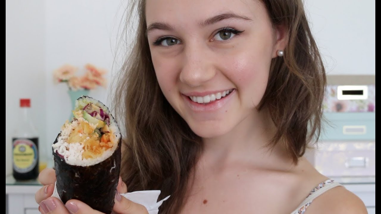 ASMR - My First Sushi Burrito! ♡ Chat With Me