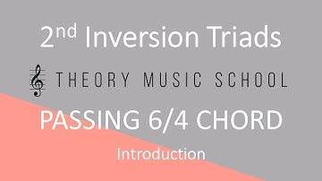 PASSING 6/4 VIDEO (2ND INVERSION TRIADS) - VOICE LEADING/PART WRITING