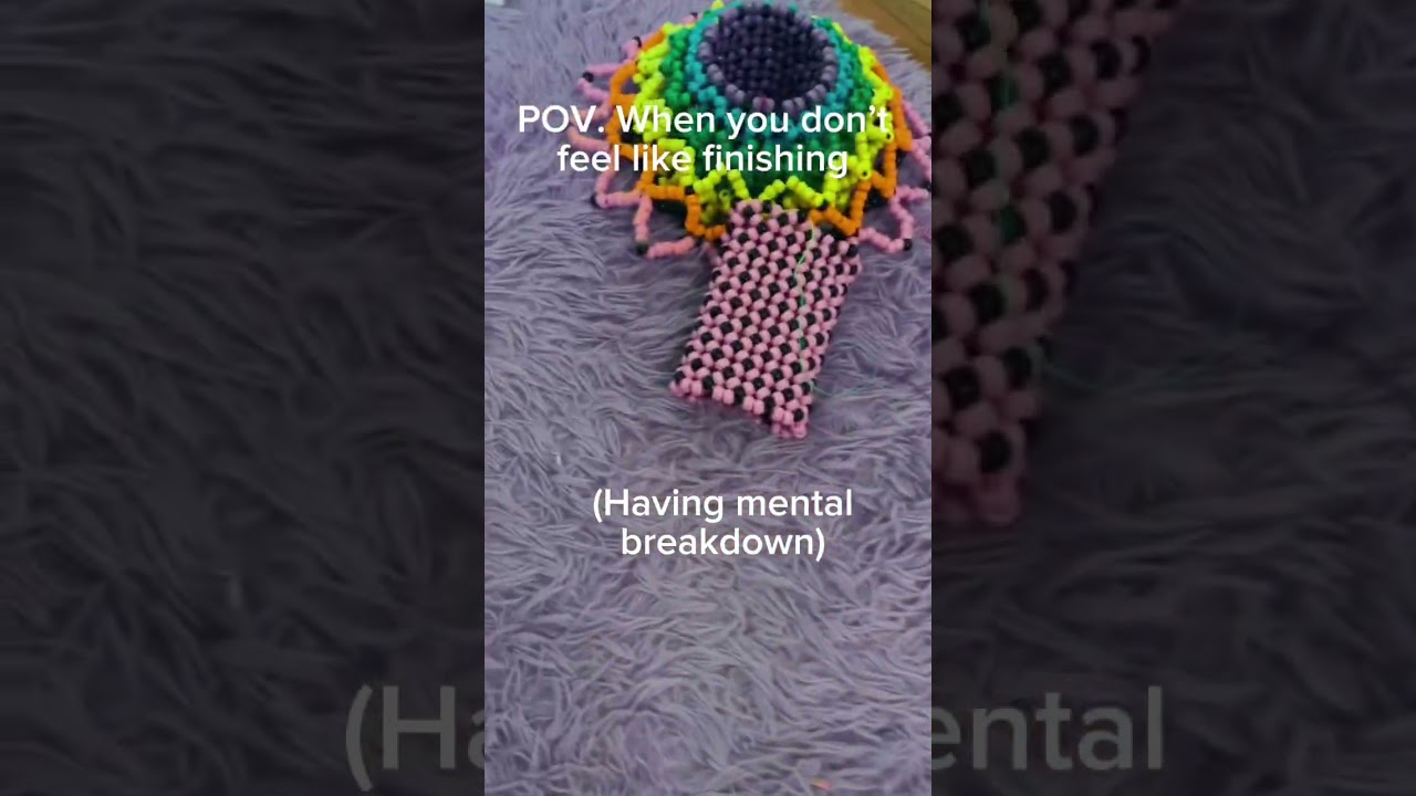 POV when you don’t wanna finish 