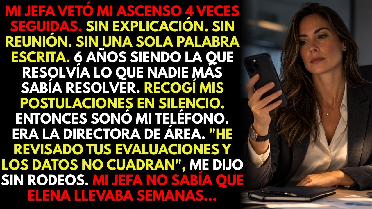 Mi jefa me bloqueó el ascenso 4 veces… hasta que su jefa me llamó para ofrecerme el puesto de ella