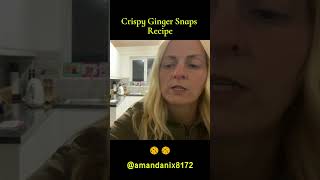 Crispy & Spicy Ginger Snaps Recipe...