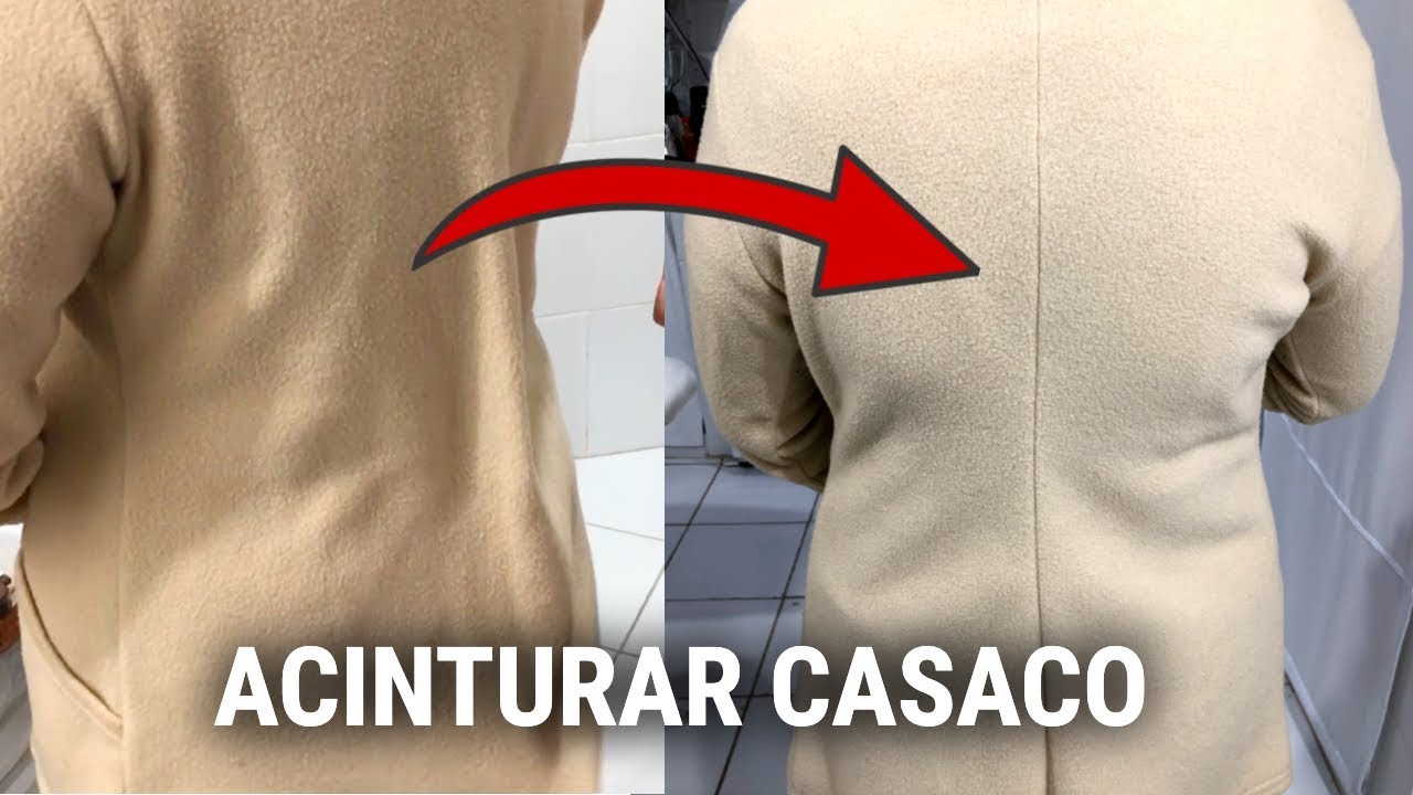 COMO ACINTURAR BLAZER/CASACO - AJUSTE NA CINTURA DO BLAZER FEMININO