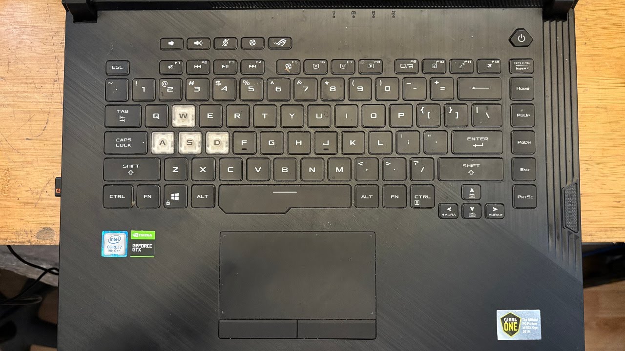 Asus ROG Strix Gl531G Keyboard Not Working - YouTube