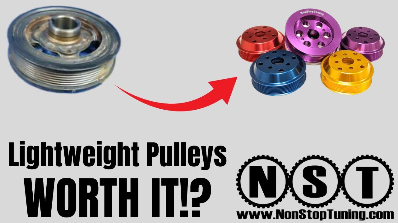 Lightweight Pulleys for my Lexus IS350! Are they worth it!?