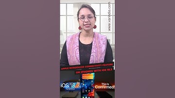 #Apple introduces connectivity feature on iPhones with iOS 18.3 #shortvideo