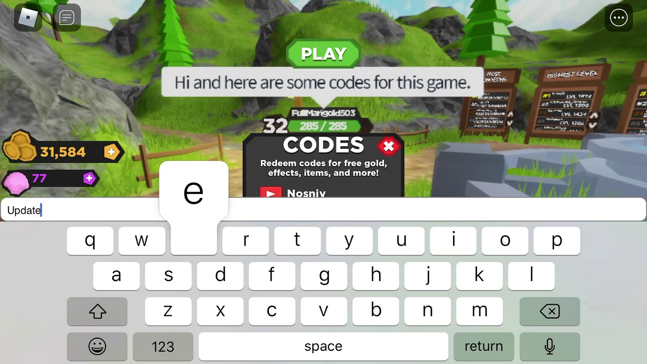 Roblox Treasure Quest codes (part 1) - YouTube