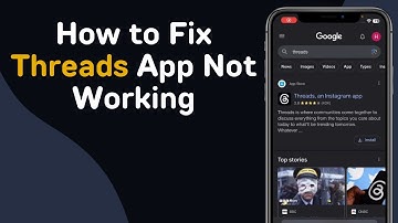 How to Fix Threads App Not Working (Full Guide)