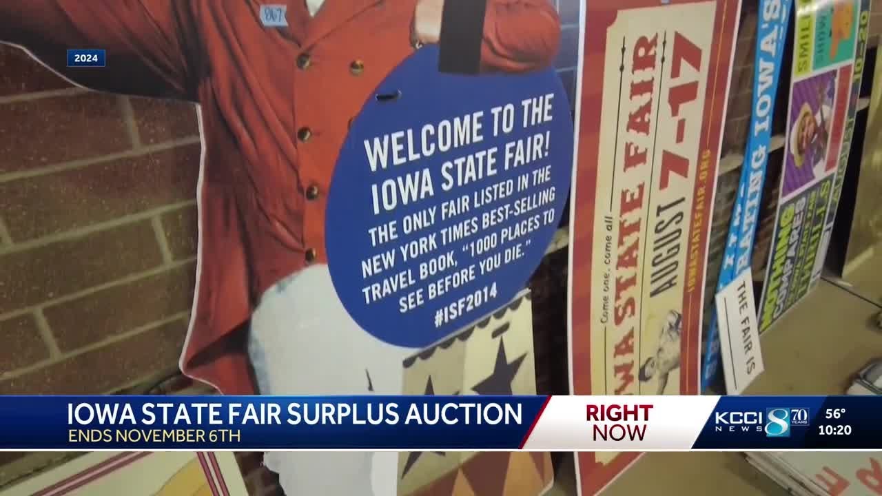 Iowa State Fair items up for auction in liquidation event