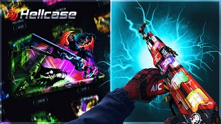 HELLCASE AK-47 FIRE SERPENT AND HUGE WIN  HELLCASE PROMO CODE 2024 ! HELLCASE 2024