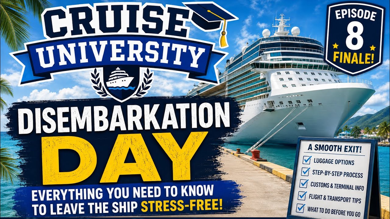 Cruise Disembarkation Explained: Everything You Need to Know | Cruise University Ep. 8