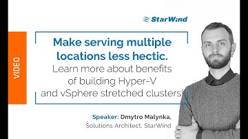 Why building VMware vSphere and Microsoft Hyper-V stretched clusters?