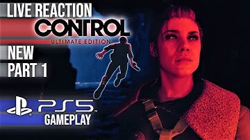 New Control ultimate Edition Part 1 🎮  Ps5 Gameplay live reaction 2021