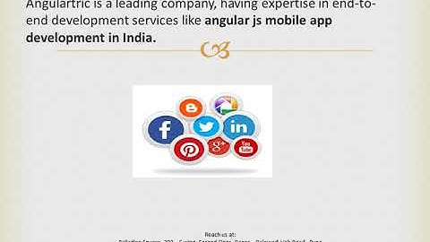 Angular JS Application Development in India-  Angulartric