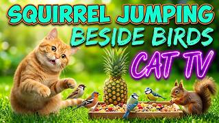 🐱 Beautiful Birds in a Peaceful Garden: Calm Entertainment | 4 Hours 4K Ultra HD | WildCat Office
