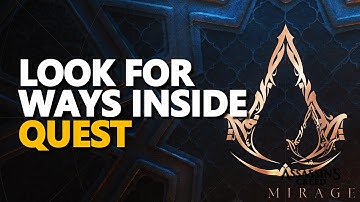 Look for ways inside Assassin Creed Mirage