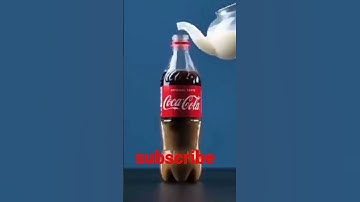 coca cola hack with milk viral video #viralshorts #trending #shots