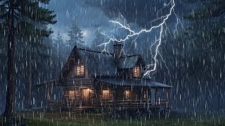 Rain & Thunder Sound For Sleeping, Relieve Insomnia and Stress, Rain ASMR For Relaxation