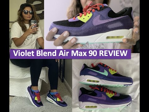 REIVEW - AIR MAX 90 'VIOLET BLEND 