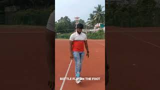 Bottle Flip On The Foot