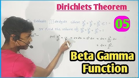 Dirichlets Theorem || Evaluate triple integral ,, Beta Gamma Function important question @UnfilteredbyKAUSHAL