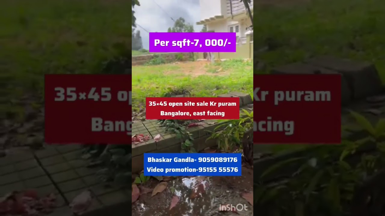 Residential Plot for Sale || K.R. Puram, Bengaluru