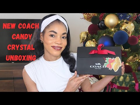 NEW COACH CANDY CRYSTAL UNBOXING - YouTube