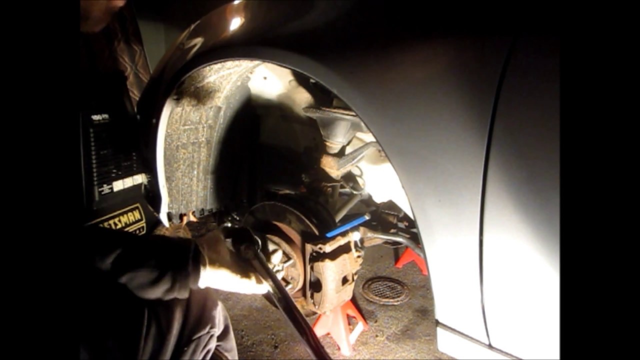 Loosen or tighten axle nut with car on jackstands YouTube