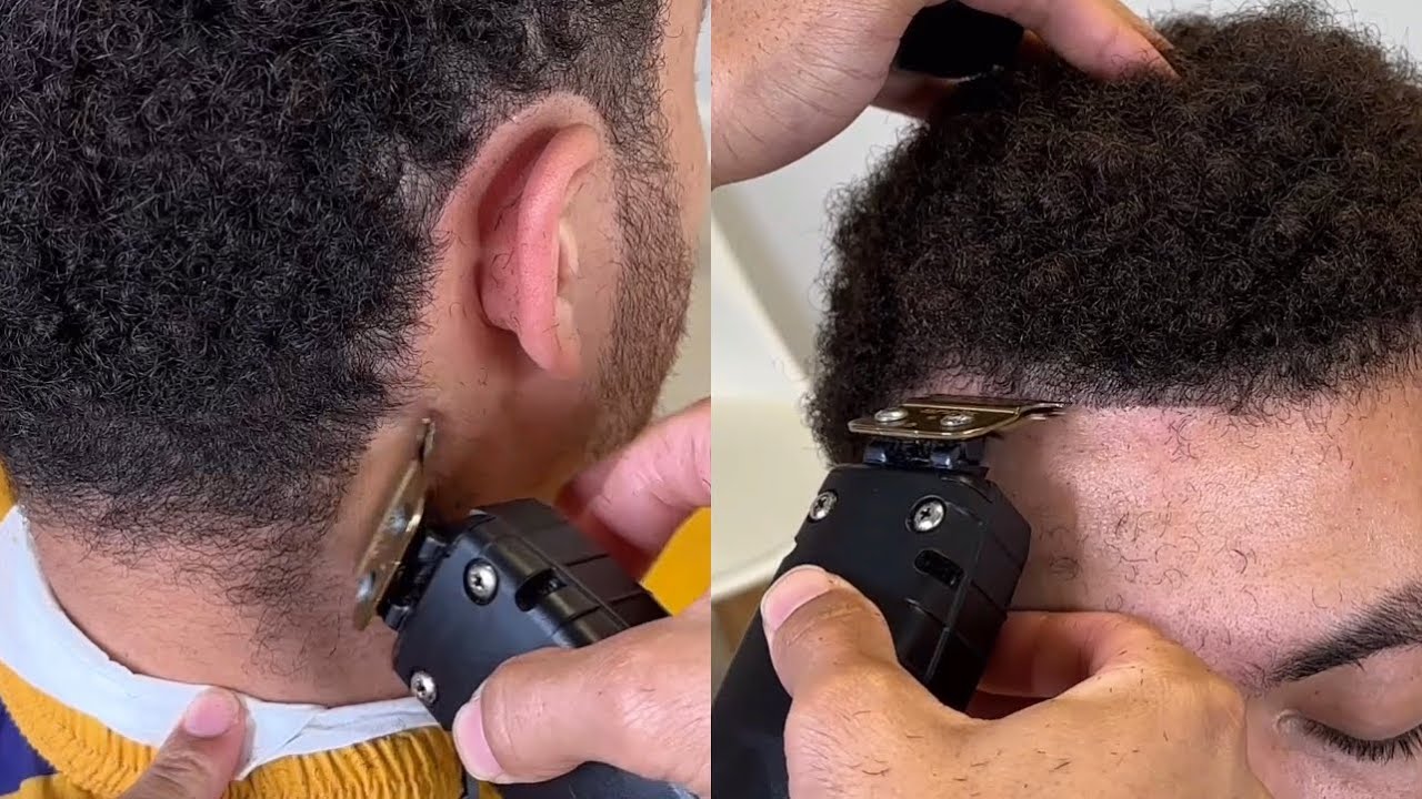 The proper way to create a tapered hairline YouTube