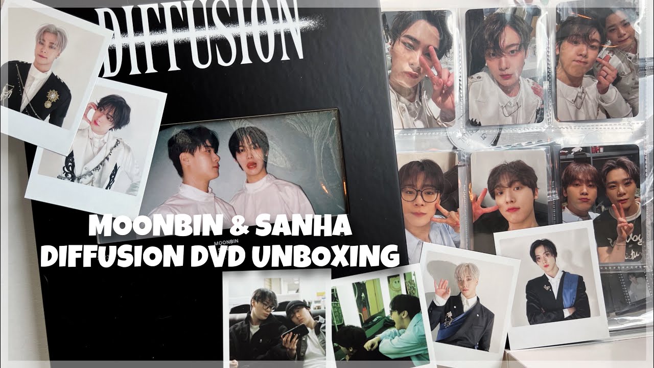 unboxing #5 ~ moonbin & sanha diffusion dvd - YouTube
