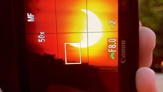 How to Photograph a Sunrise Solar Eclipse #shorts