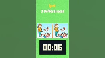 Can You Spot the 3 Differences? 🔍🧩 #Shorts #BrainTeasers