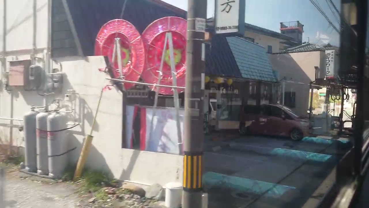 宮崎交通車窓 宮崎駅発酒泉の杜全区間 元小田急 KL280 200か476