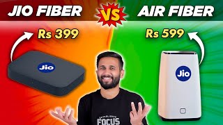 Jio AirFiber vs Jio Fiber: Price, plans, speed and more | Which one to buy? ⚡