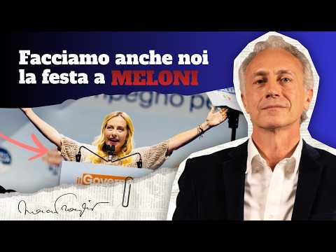 'Let's celebrate Meloni too' - Marco Travaglio