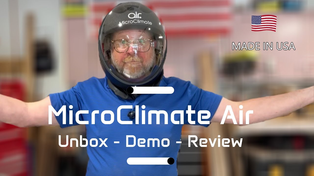 MIcroClimate Air Unbox-Demo-Review #woodworking #tools #shopppe - YouTube