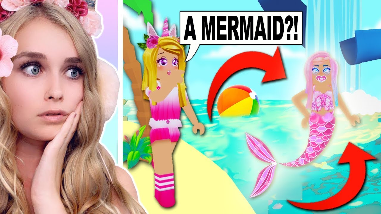 I Adopted A Mermaid In Adopt Me And I Had No Idea Roblox Youtube