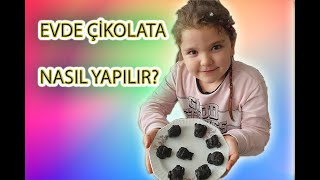 Evde Çikolata yapımı. Düşük kalorili, kalıp çikolata yapıyoruz.