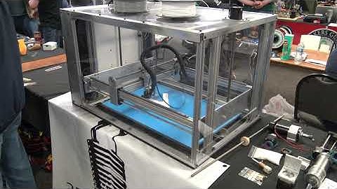 WorkHorse 3D Printer at MRRF - Midwest RepRap Festival