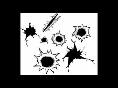 How to draw bullet holes - YouTube