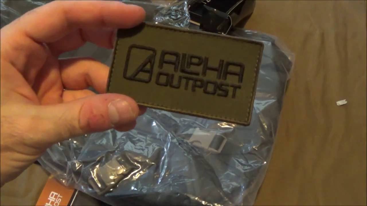 Alpha Outpost - The EDC - July 2016 Unboxing - YouTube