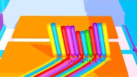 Pencil Run MAX LEVEL 🌈🥳 Gameplay All Levels Walkthrough iOS, Android New Game