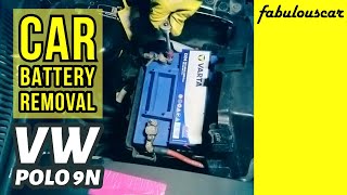 How to change the car battery | VW Polo 4 (9N)