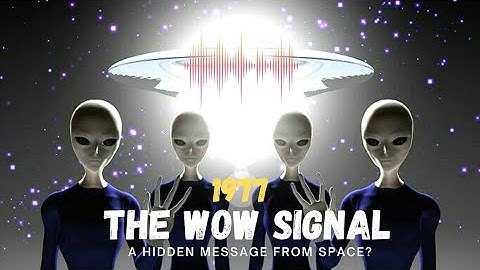 Unraveling the mystery of wow ! signal - A message from beyond