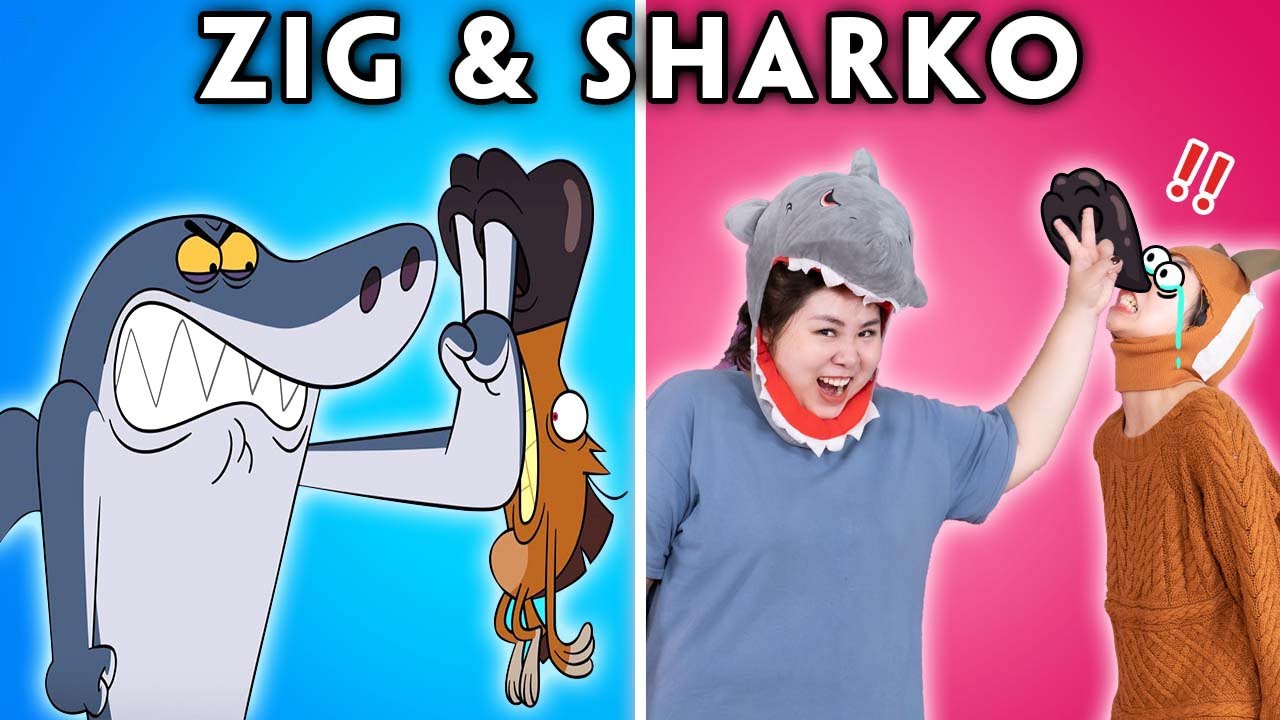 ⁣Funny Chase Between Zig and Sharko - Parody The Story Of Zig & Sharko | Woa Parody