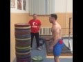 Denis Ulanov (-85kg) vertical jumping