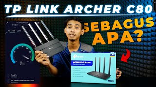 Router WiFi Dual Band Gigabit || Review TP Link Archer C80