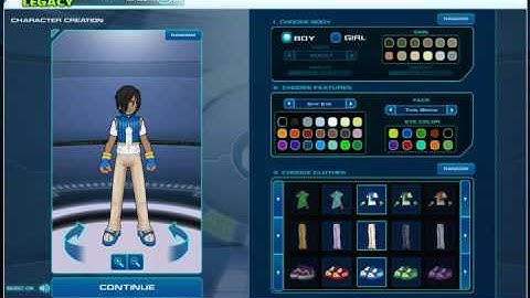 FusionFall Legacy: Character Creation (Get exclusive Reward)